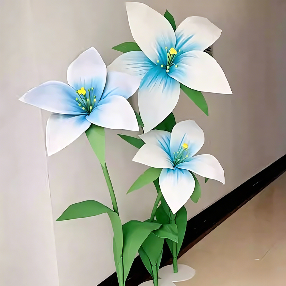 Flowerva Azure Whisper Premium Decor