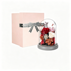 Flowerva Dome Preserved Floral Arrangement Premium Decor