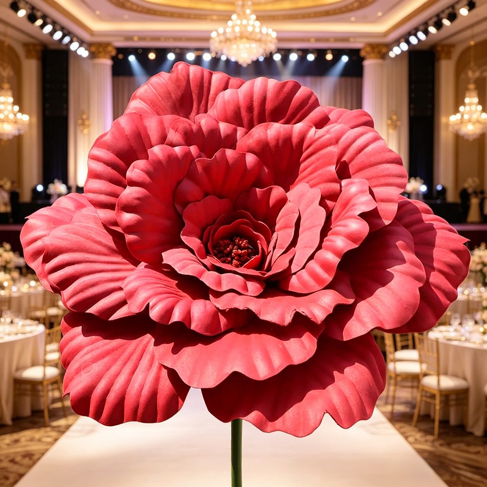 Flowerva Peony Sheer Opulence Premium Decor