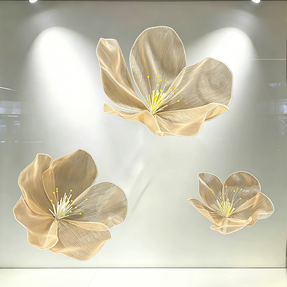 Flowerva Sheer Pearlescent Rhythm Premium Decor