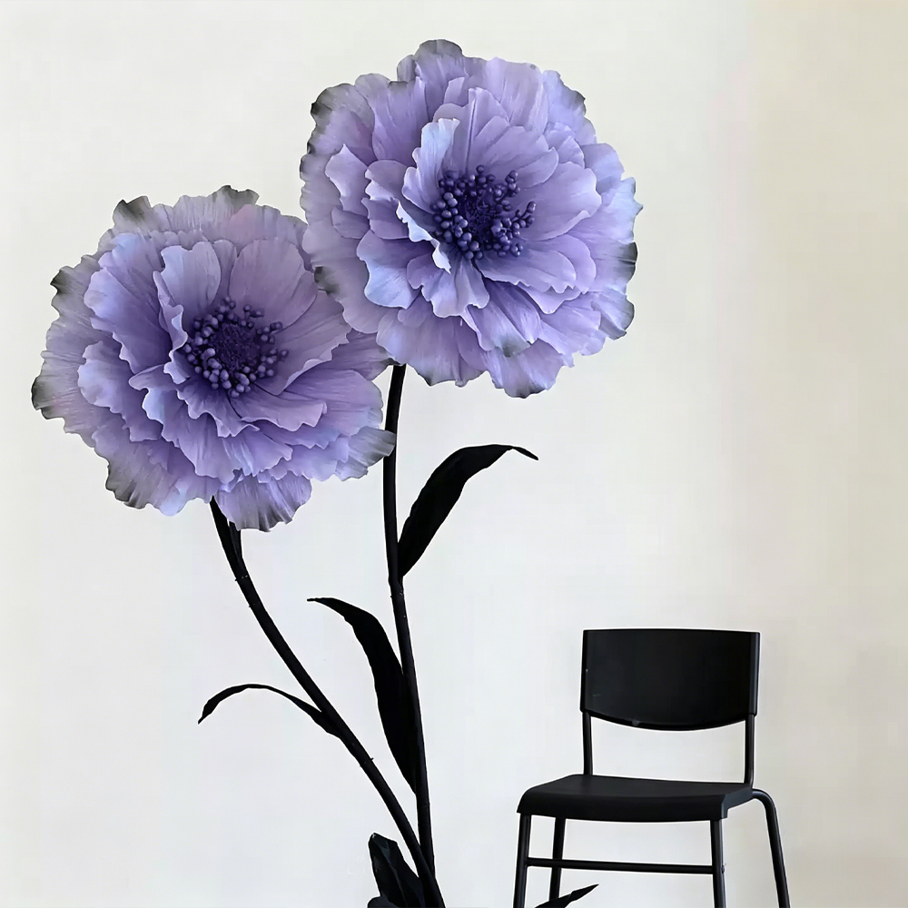 Flowerva Violet Grandiflora Artisan Premium Decor