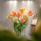 Flowerva Tulip Harmony Cluster Premium Decor—Set B