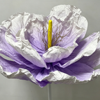 Flowerva Purple Crinkle Contour Premium Decor