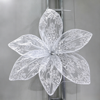 Flowerva Lace Silhouette Bloom Art Installation