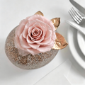 Premium Eternal Rose Marble Glass Vase Gift Box