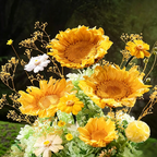 Flowerva Sunflower Preserved Bloom Acrylic Box Premium Decor