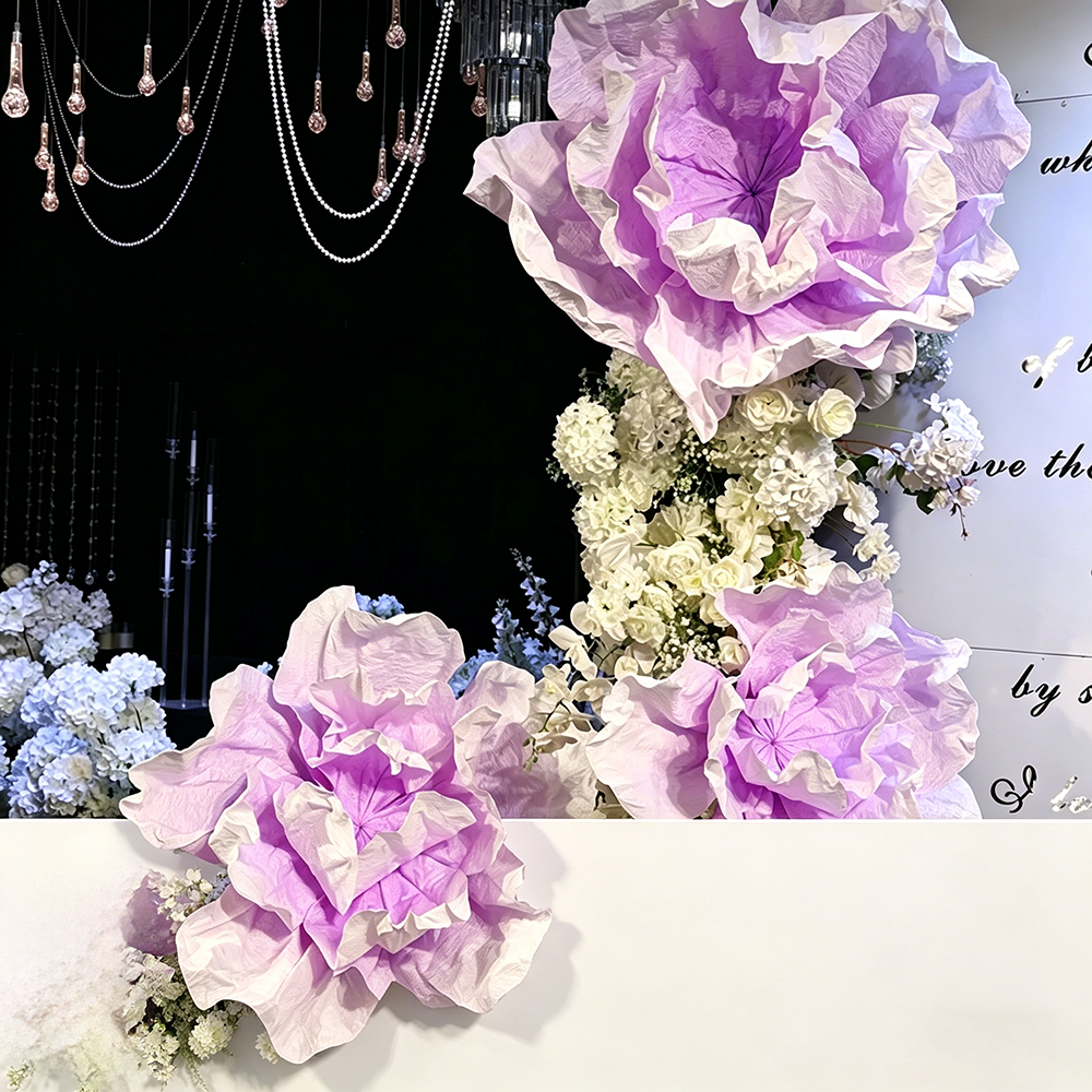 Flowerva Crinkle Layered Formwork Premium Decor