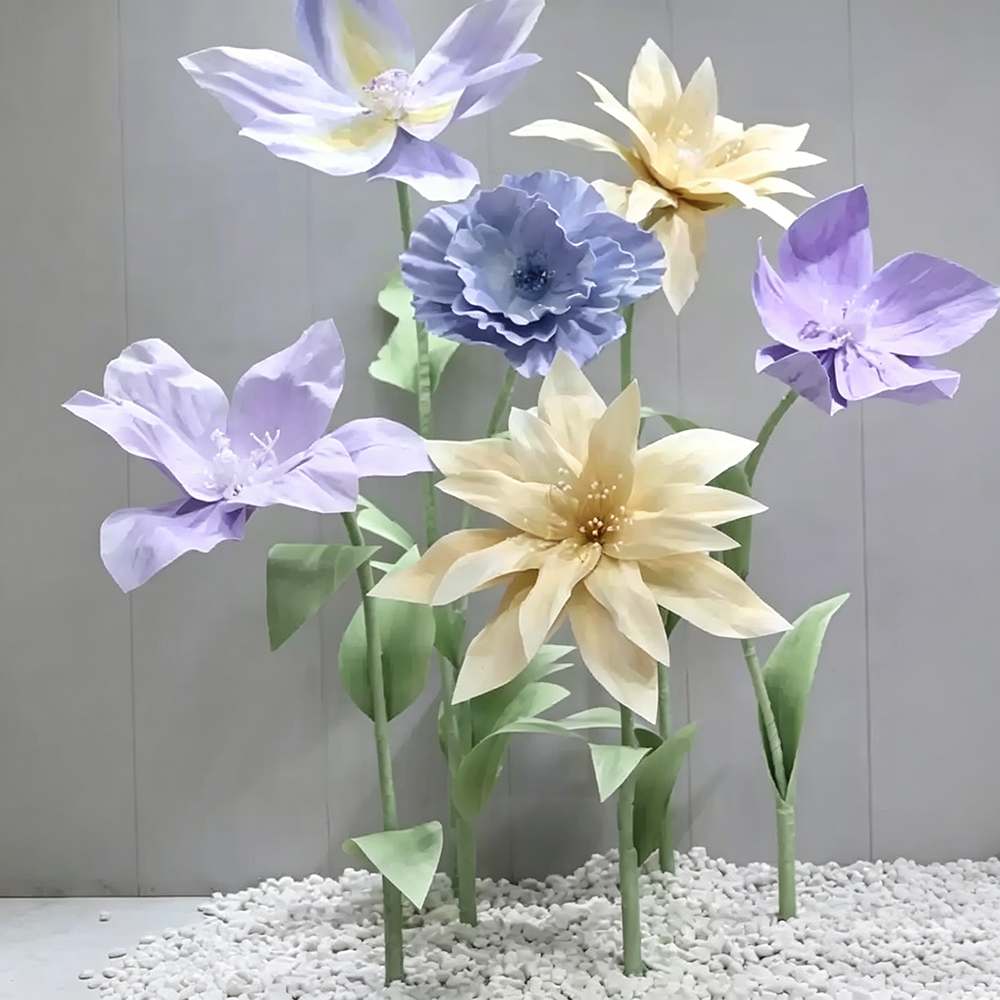 Flowerva Poised Floral Rhythm Premium Decor