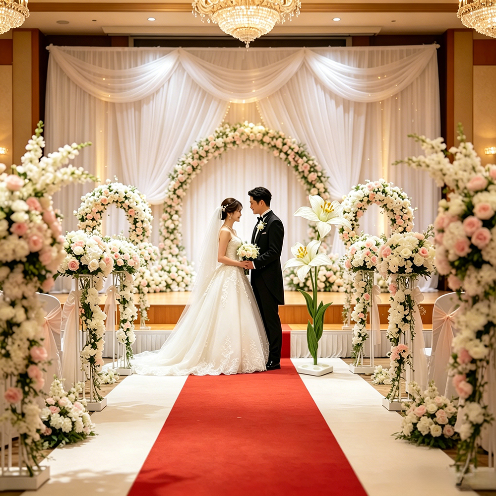 Flowerva Lily Set Silhouette Sprig Premium Decor