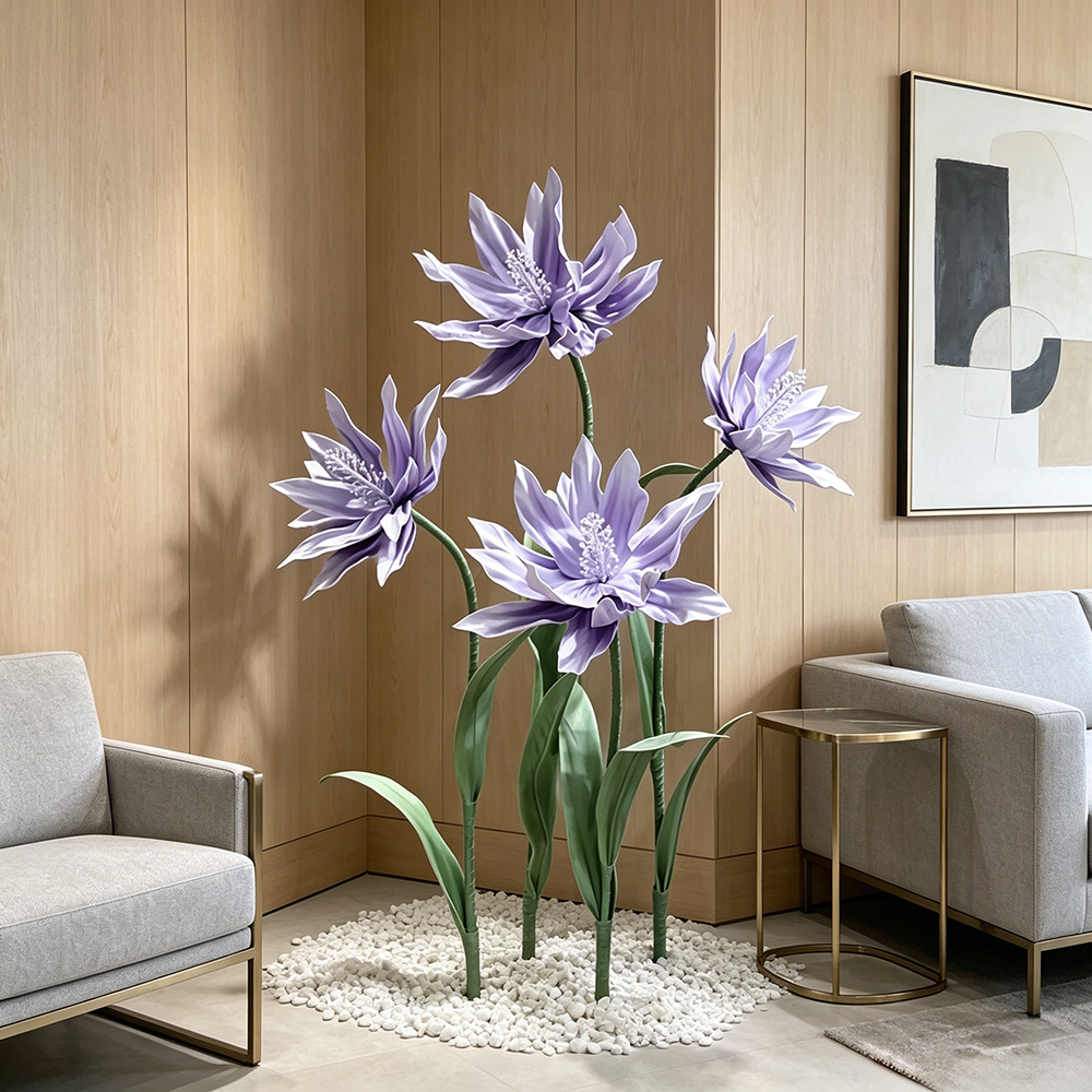 Flowerva Lavender Night Bloom Premium Decor
