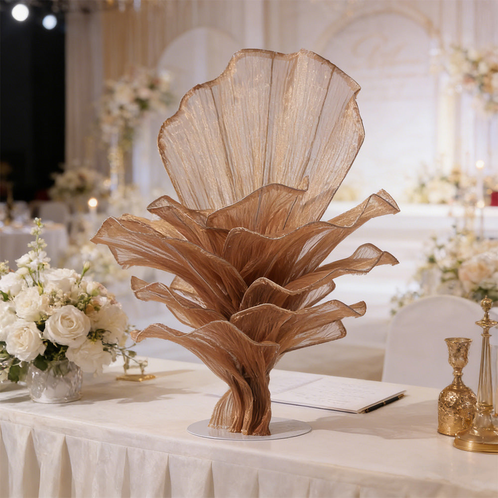 Flowerva Airy Brown Veil Eternal Table Flower