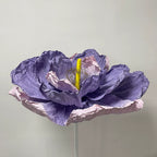 Flowerva Purple Crinkle Contour Premium Decor