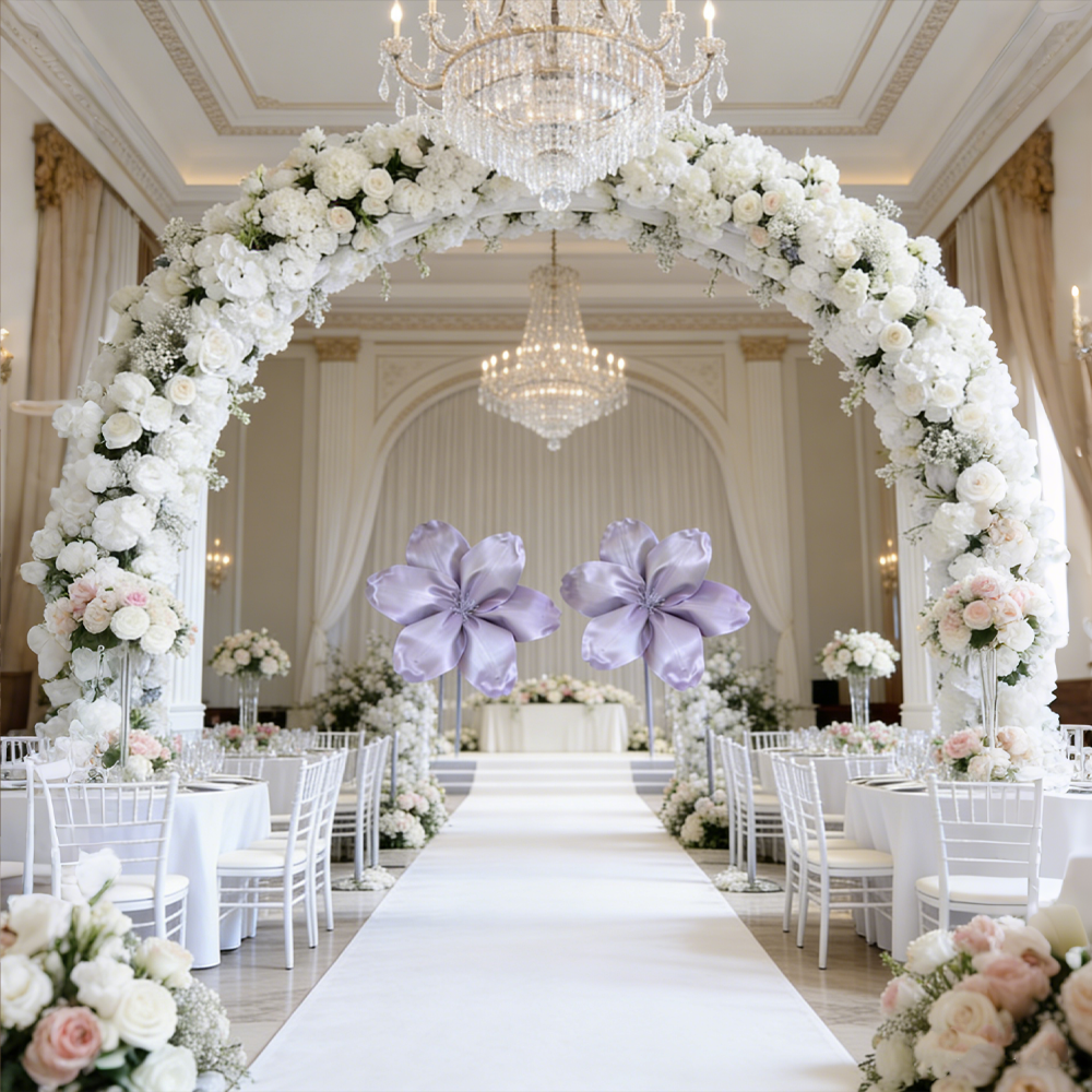 Flowerva Iridescent Pearl Petal Lavender Purple Premium Flower