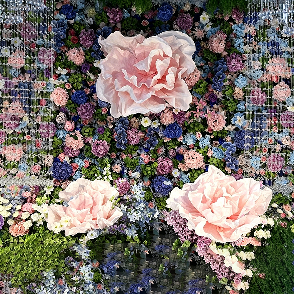 Flowerva Crinkle Layered Formwork Premium Decor