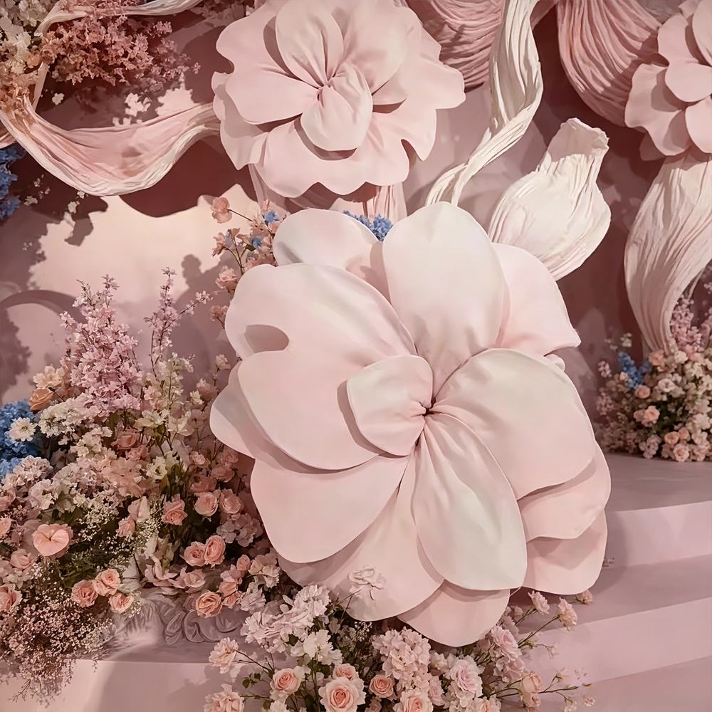 Flowerva Blush Aetherial Arc Premium Decor