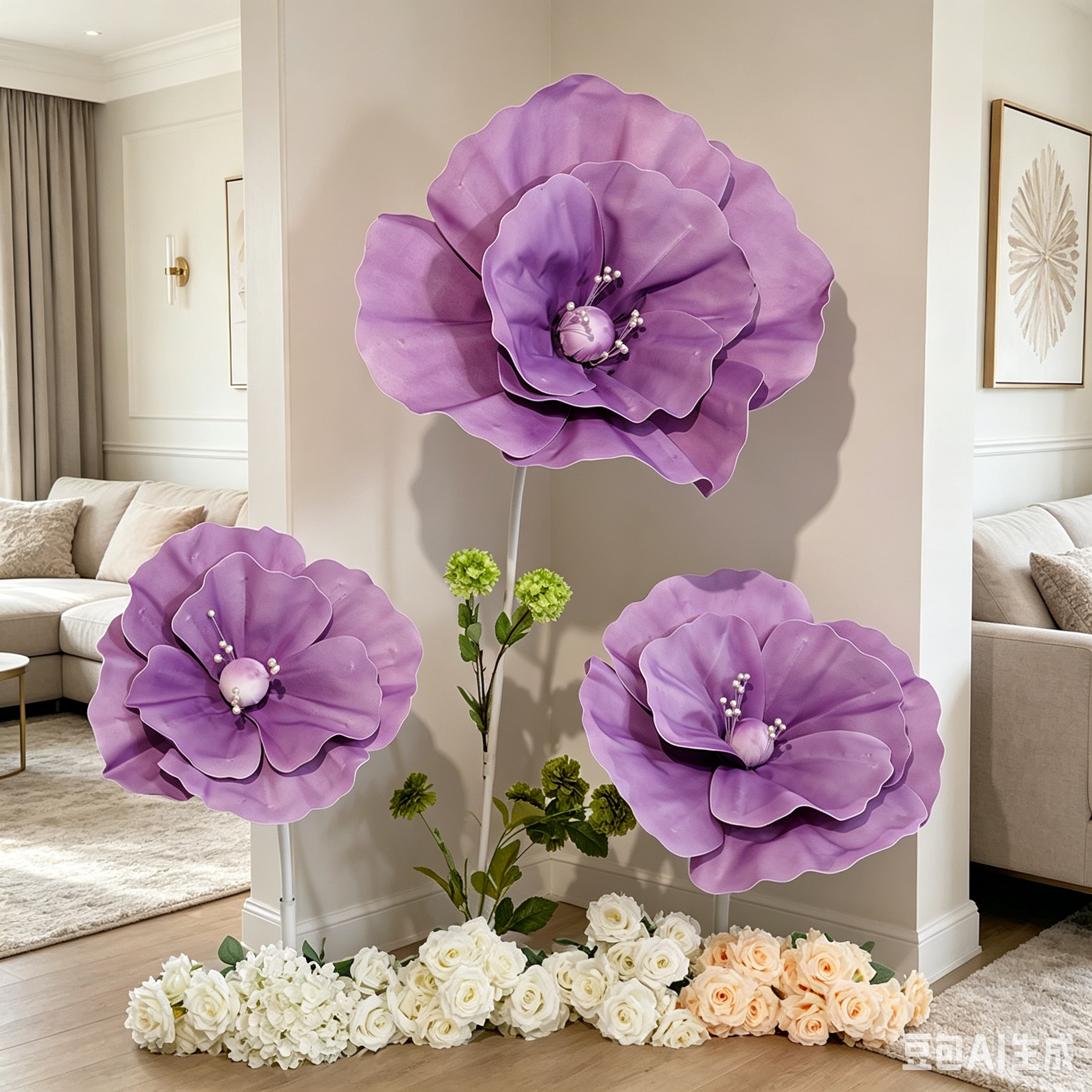 Flowerva EVA Lustrous Pearl Core Premium Flower