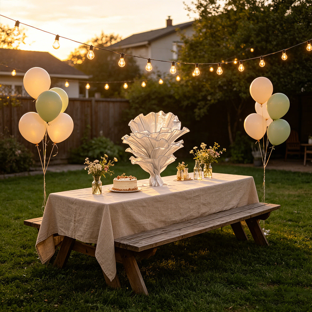 Flowerva Airy Grey Veil Eternal Table Flower