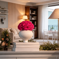 Flowerva Vibrant Sphere Vase Premium Decor