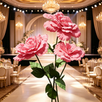 Flowerva Peony Sheer Opulence Premium Decor