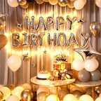 Flowerva Birthday party scene decoration balloon set