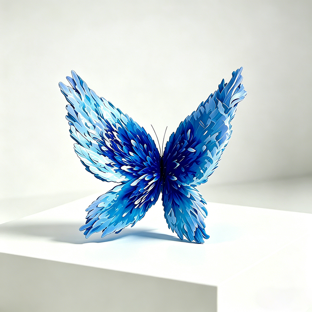 Flowerva Butterfly Veil Arc Art Accent