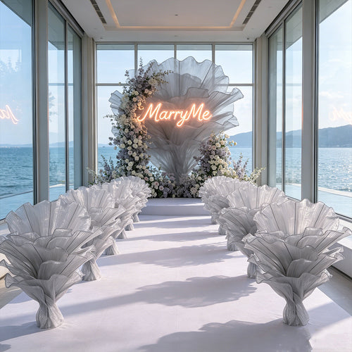 Flowerva Airy Grey Veil Eternal Table Flower