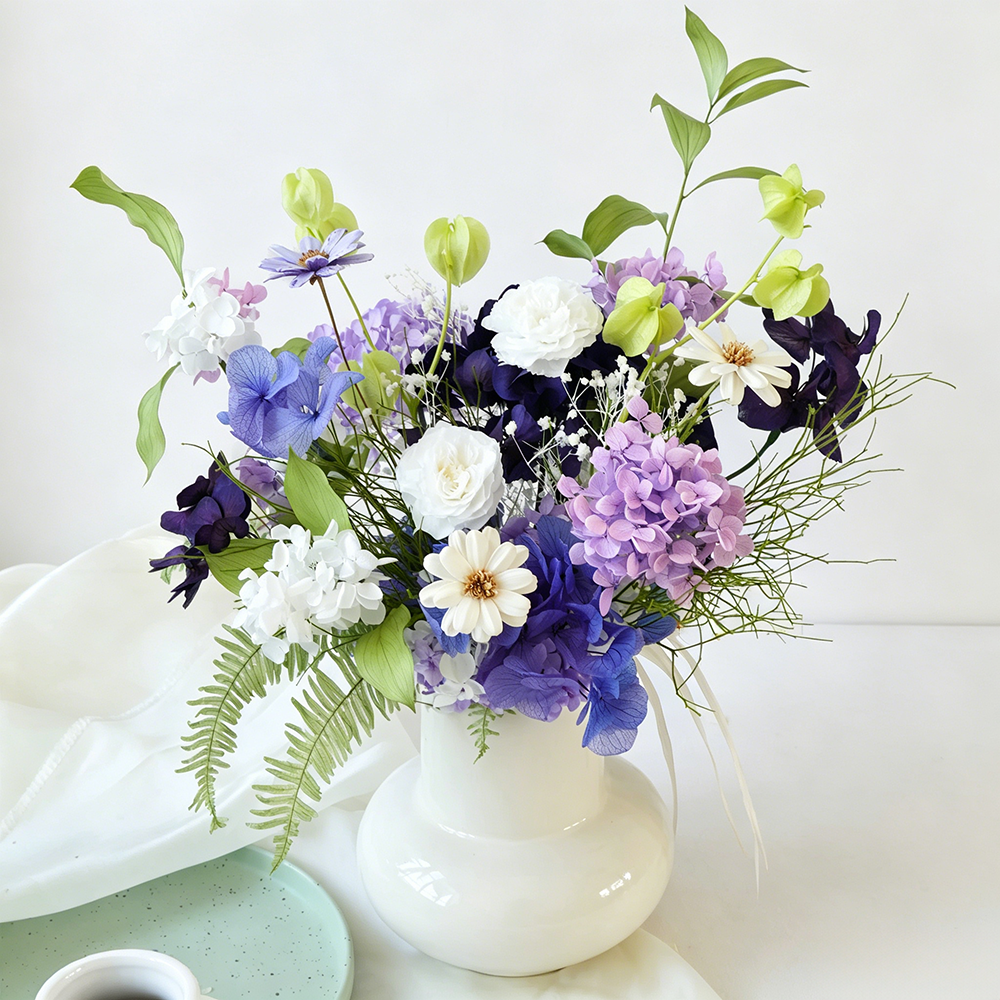 Flowerva Lush Preserved Vase Premium Decor