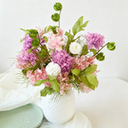Flowerva Soft Everlasting Vase Arrangement Premium Decor