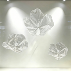 Flowerva Sheer Pearlescent Rhythm Premium Decor