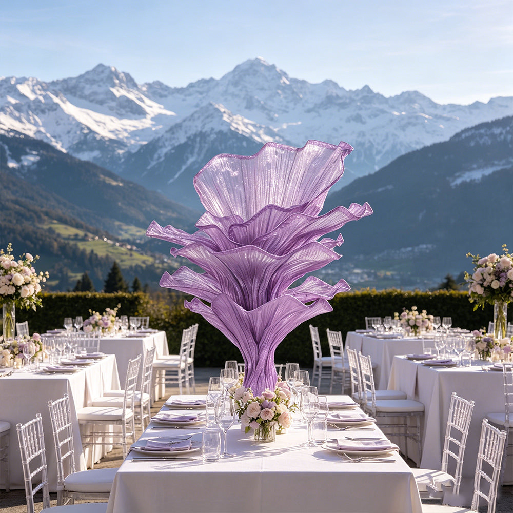 Flowerva Amethyst Wedding and Home Art Decoration