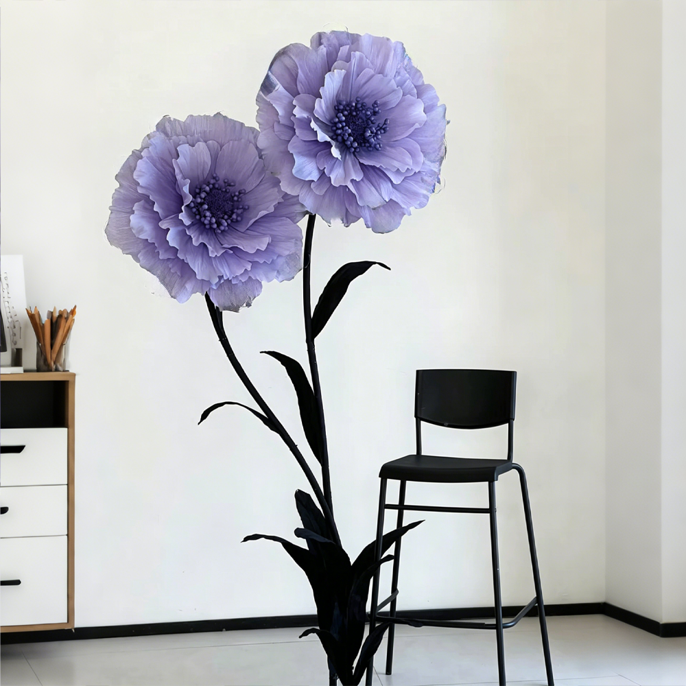 Flowerva Violet Grandiflora Artisan Premium Decor