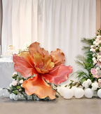 Flowerva Sunset Ember Statement Premium Decor
