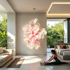 Flowerva Gradient Veil Form Art Installation (Without Base)