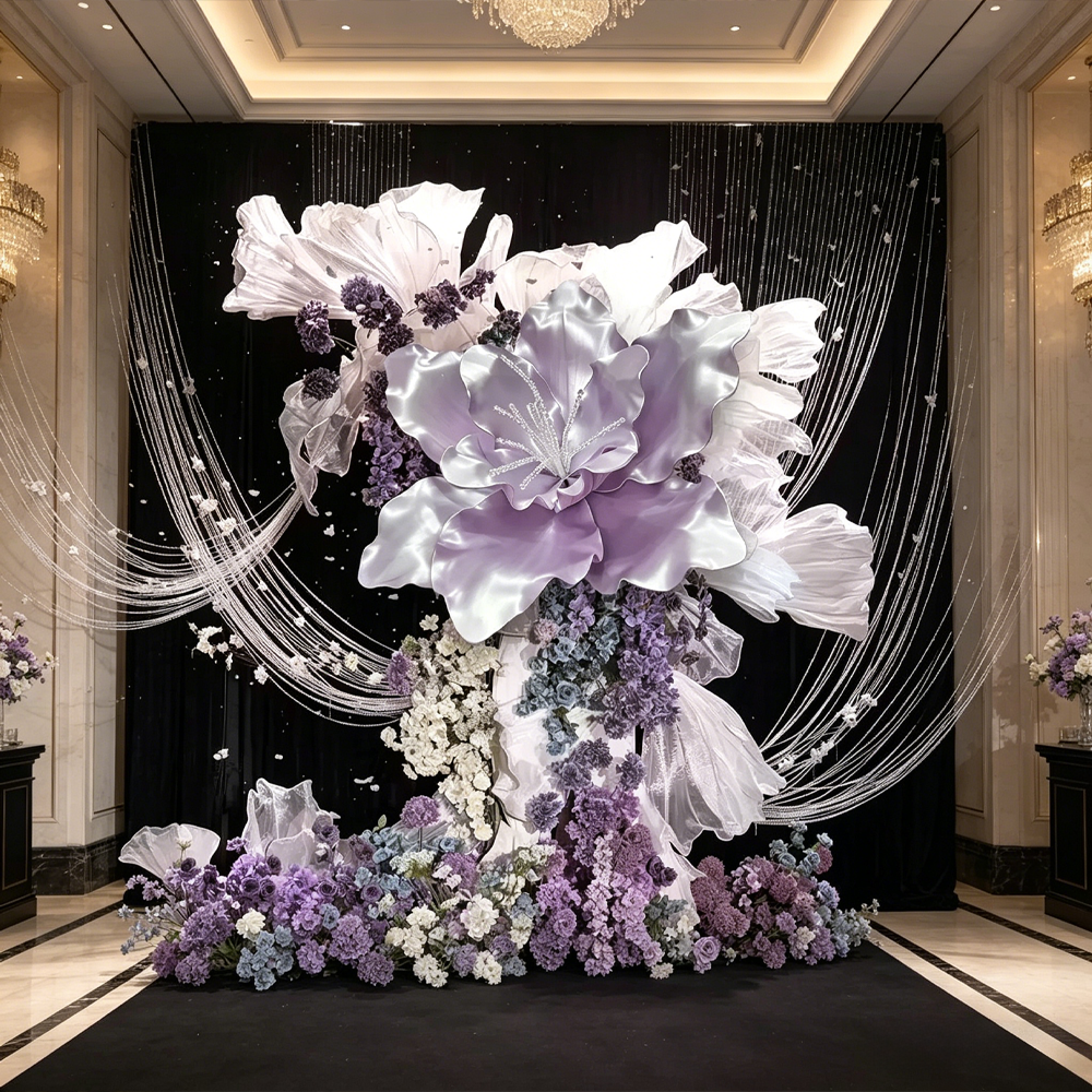 Flowerva Lilac Celestial Weave Premium Decor