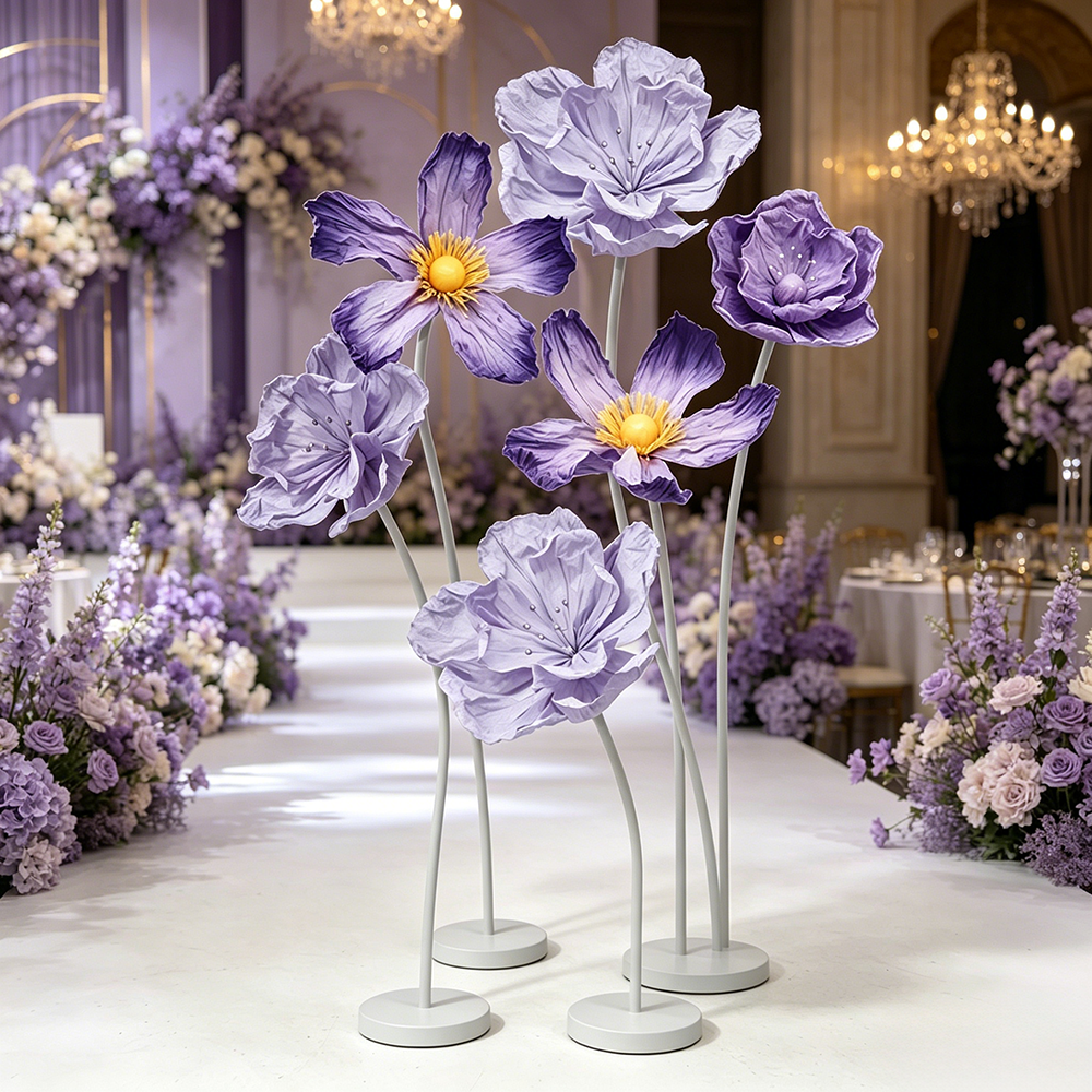 Flowerva Sculptural Petal Grove Premium Decor