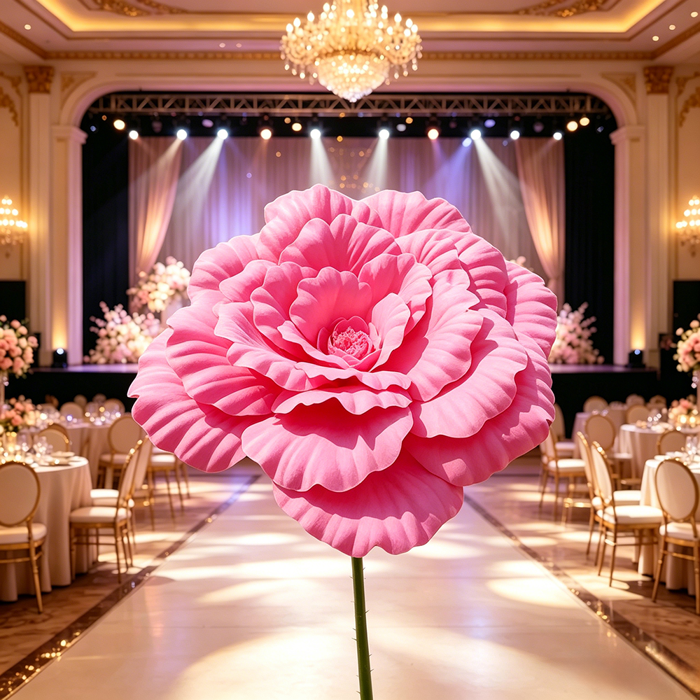 Flowerva Peony Sheer Opulence Premium Decor