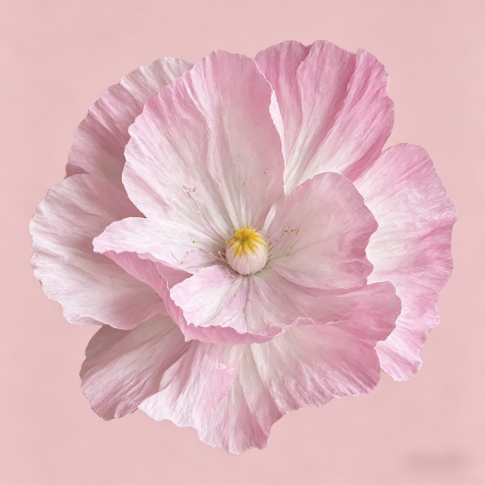 Flowerva Luxe Couture Ruffled Poppy Art Installation