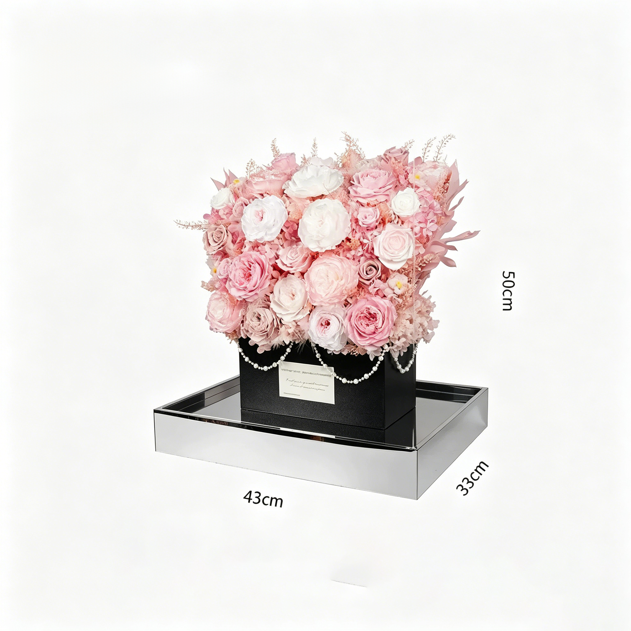 Flowerva Cottage Bloom Vase Arrangement Premium Decor