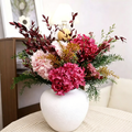 Flowerva Voluminous Hydrangea Vase Arrangement Premium Decor