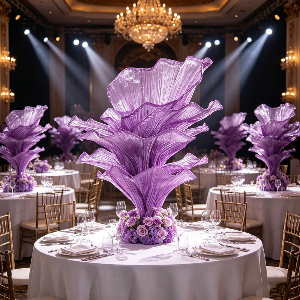 Flowerva Amethyst Wedding and Home Art Decoration