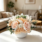 Flowerva Full-Bloom Compact Arrangement Premium Decor