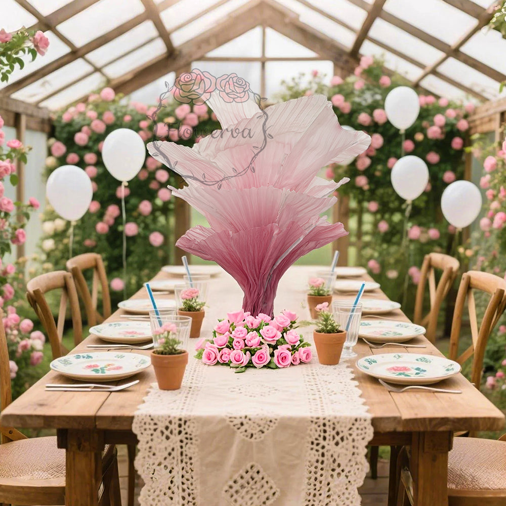 Clearance Flash Sale|Flowerva "Romantic Light" Table Flower