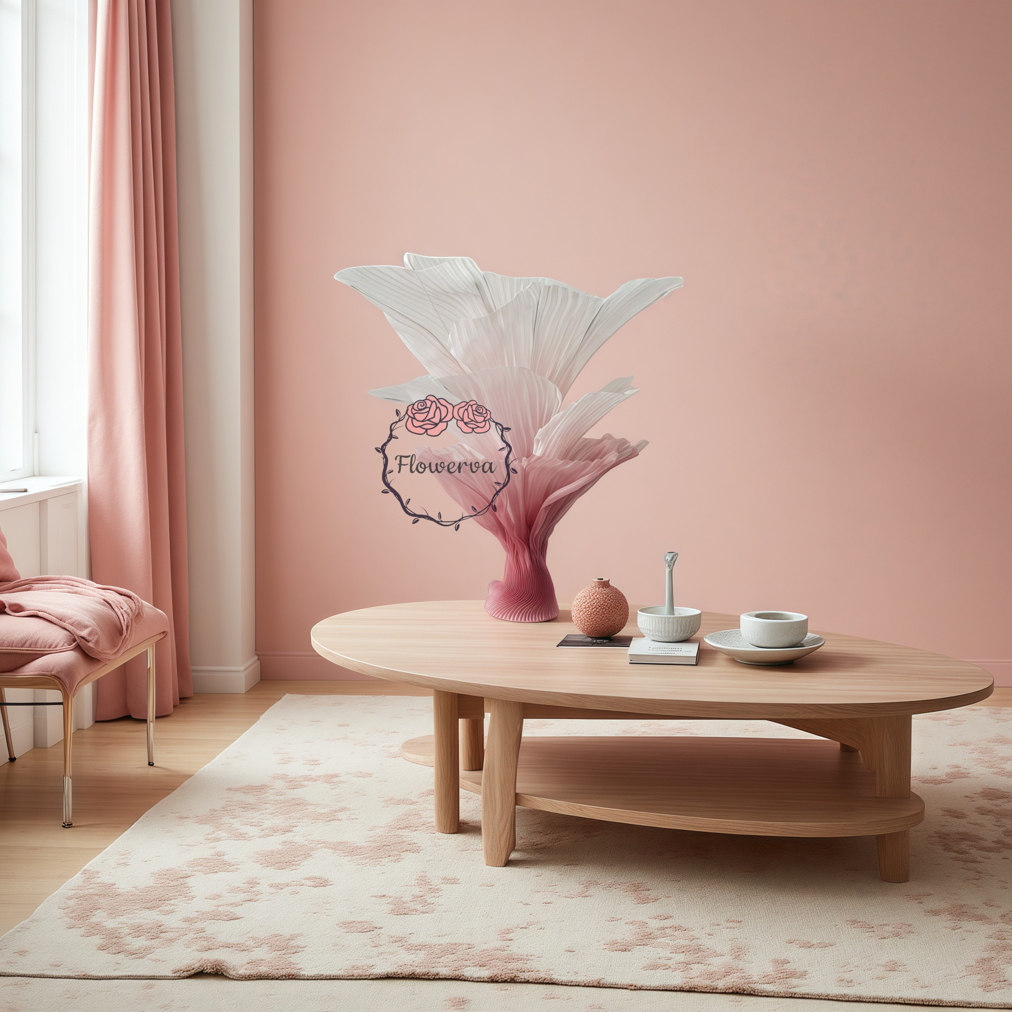 Clearance Flash Sale|Flowerva "Romantic Light" Table Flower