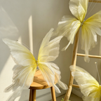 Flowerva Delicate Yellow Drift Art Accent