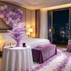 Flowerva Amethyst Wedding and Home Art Decoration