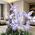 Flowerva Lavender Butterfly Whisper Premium Decor