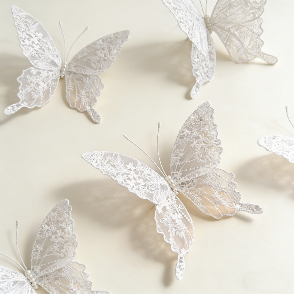 Flowerva Velvet Wing Lace Art Accent