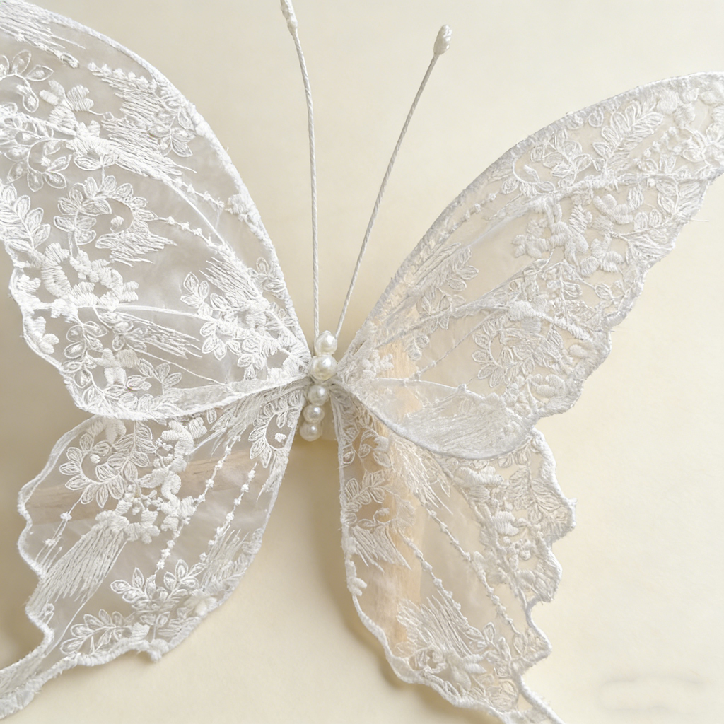 Flowerva Velvet Wing Lace Art Accent