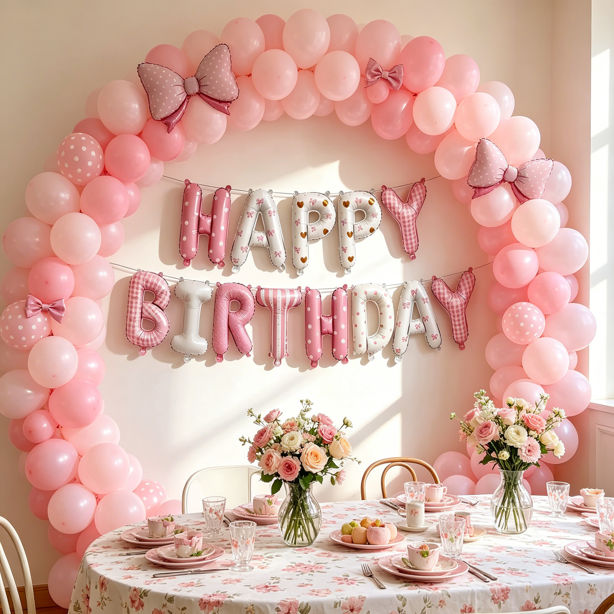 Flowerva 16 Inch Balloons Kids Birthday Party Decorations Backdrop Decor
