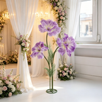 Flowerva Sheer Standing Petal Sculpture Premium Decor